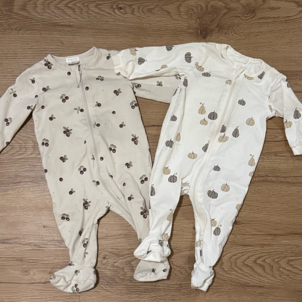 Firsts by Petit Lem Footies Sleepers Pajamas